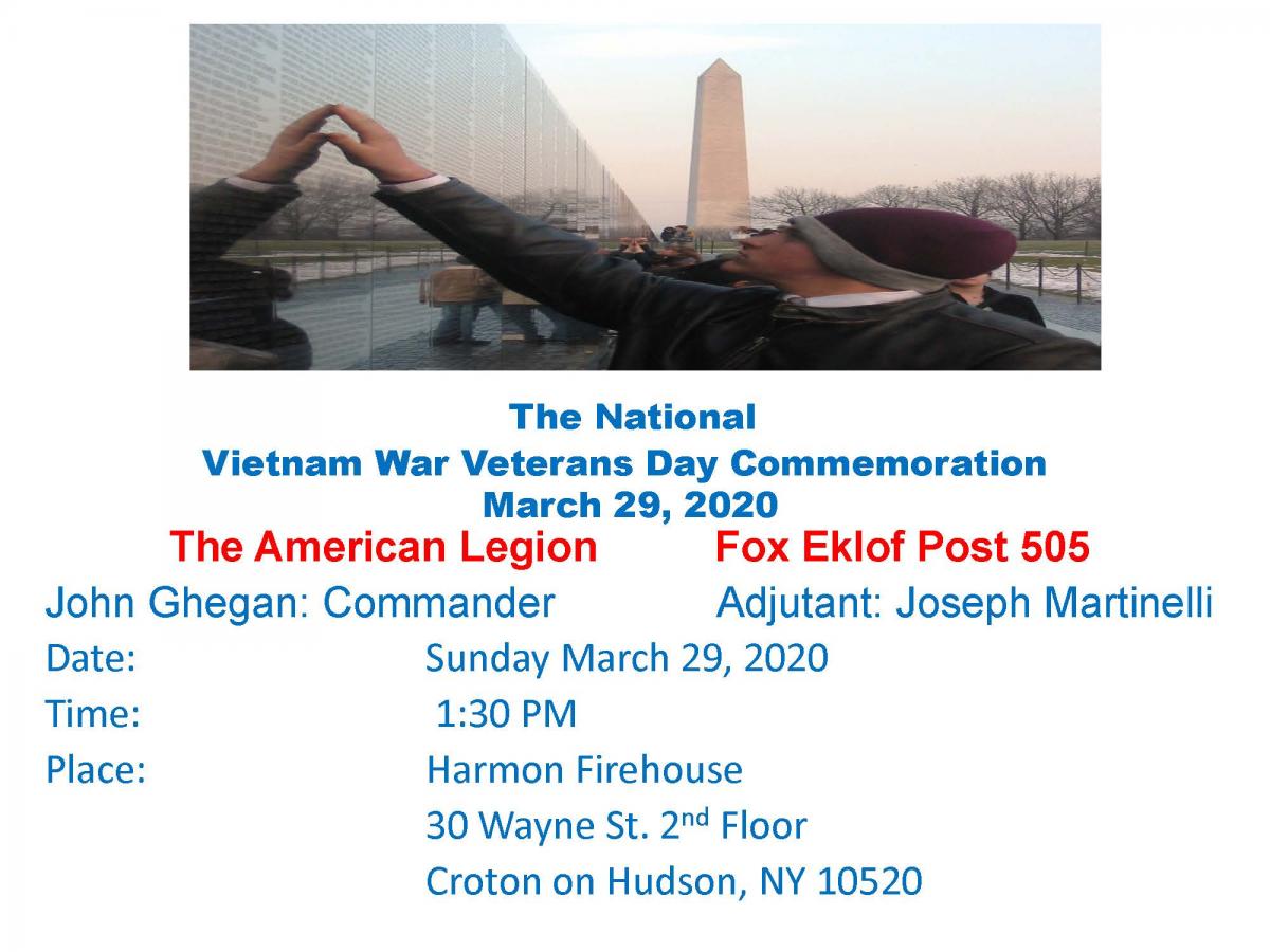 Vietnam Veterans Day Ceremony