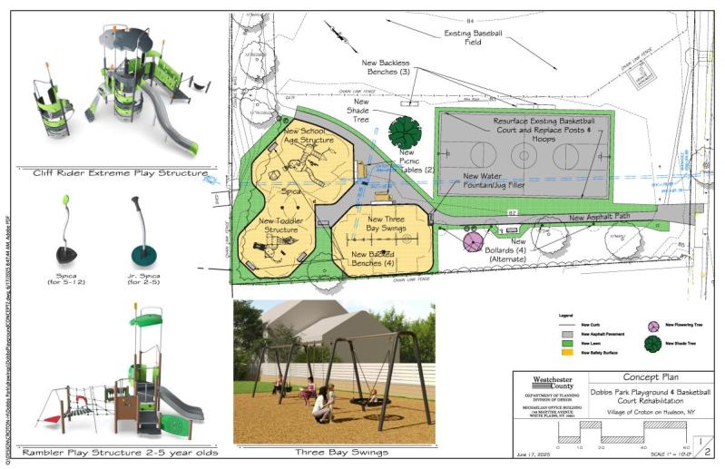 Dobbs Park Playground & Basketball Court Renovation | Croton-on
