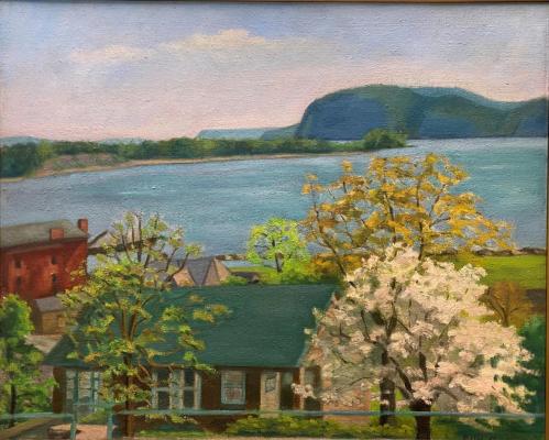 Painting of Haverstraw Bay by Edith Gould Currier