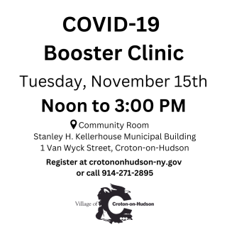 November 15th 2022 Booster Clinic Flyer