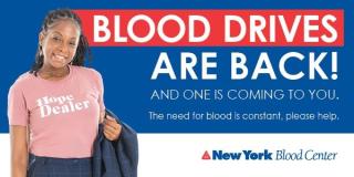 Blood Drives are Back