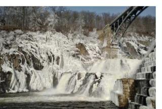 Croton Dam in winter