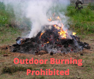 Outdoor Burning Prohibited