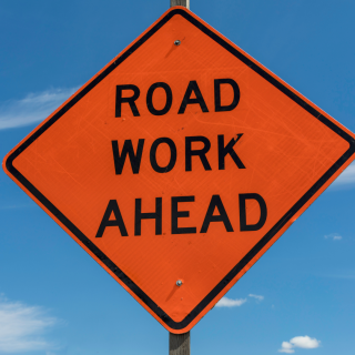Road Work Sign 