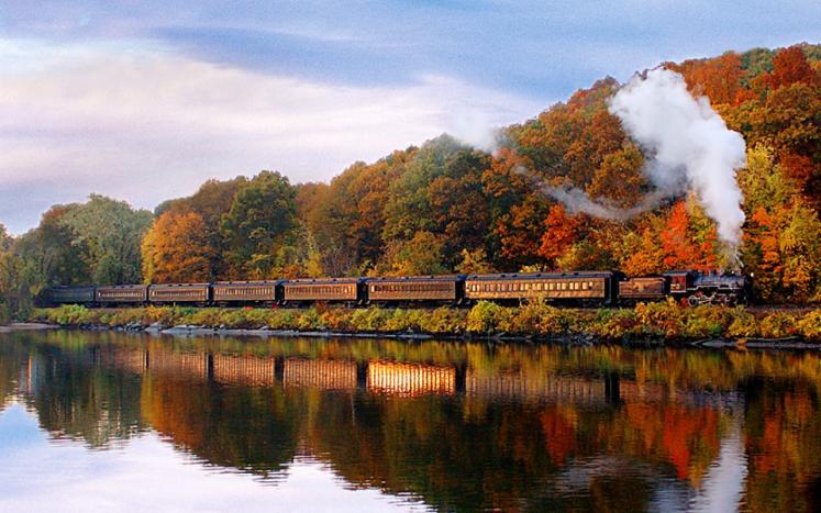 Essex Steam Train in Fall