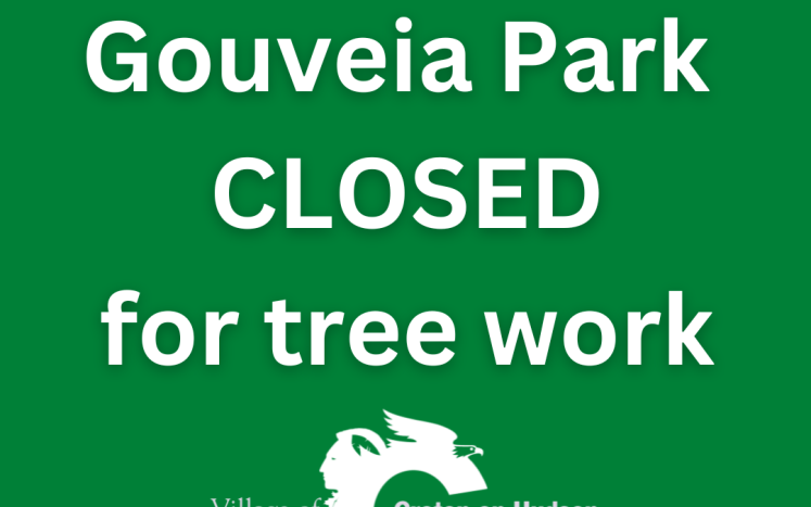 Gouveia Park Closure Notice