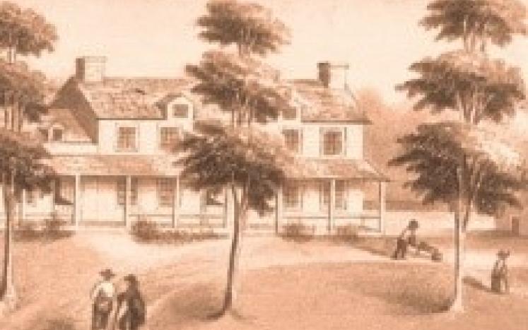 old painting of John Jay House