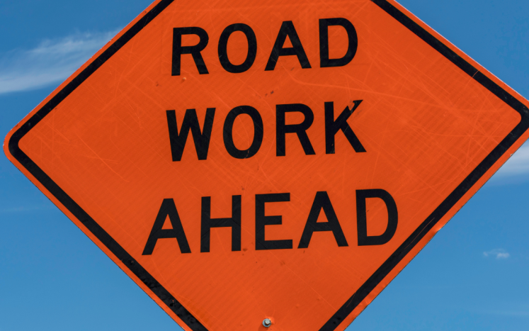 Road Work Sign 
